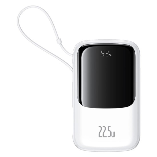  Baseus Qpow Pro+ 10000mAh 22.5W Powerbank with built-in USB-C Cable and Display