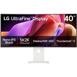LG 40 inch UltraFine™ Nano IPS Black monitor with 5K2K resolution and Thunderbolt 5