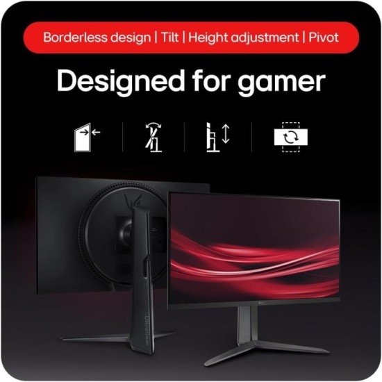 LG 68.5 cm (27) UltraGear Full HD IPS Gaming Monitor with 180Hz, 1ms (GtG), HDR10, AMD FreeSync