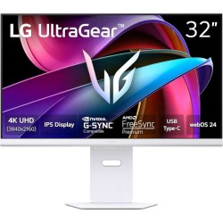 LG 32 inch UltraGear UHD 4K Gaming Monitor with 144Hz refresh rate and webOS 24