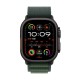 Apple Watch Ultra 2 GPS + Cellular, Dark Green Alpine Loop, 49mm Display, Black Titanium Case (S)