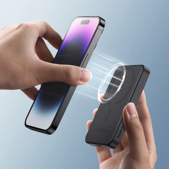 Baseus Airpow 20W Magnetic Mini 20000mAh Wireless Fast Charging Power Bank (Black)