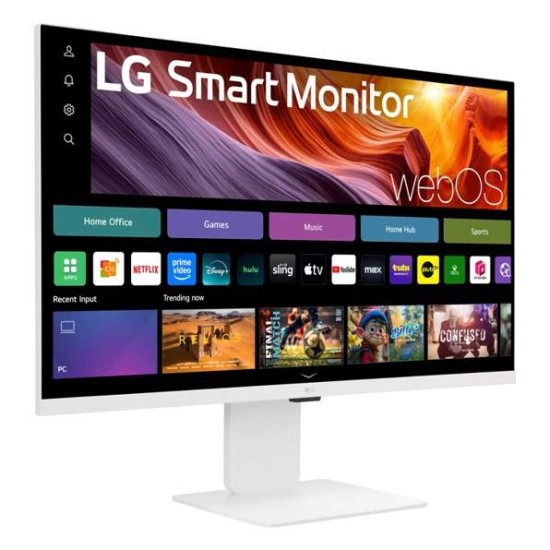 LG 32 inch 4K UHD IPS Smart Monitor with webOS and USB Type-C PD 90W