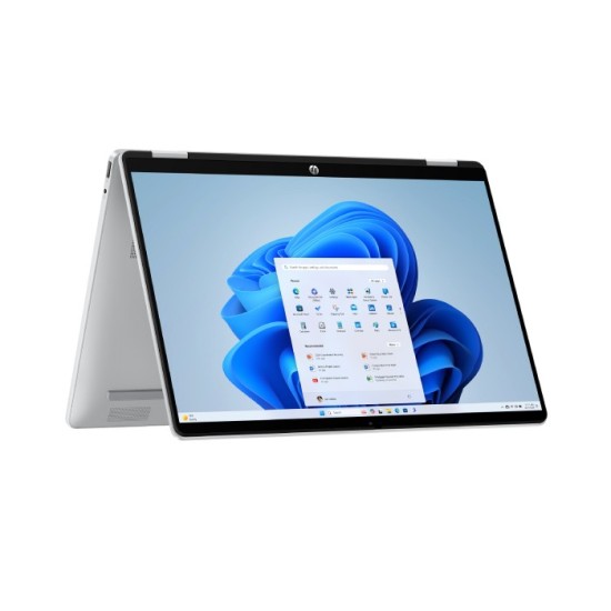 HP OmniBook 5 Flip 14-FP0073DX Laptop | Intel Core 5 120U Processor | 8GB RAM | 512GB SSD | Intel Graphics | 14 inch 2K Touch Display | Windows 11 Home | Glacier Silver 