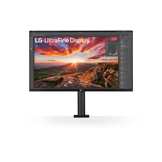 LG 31.5 inch UHD 4K Ergo IPS Monitor with USB-C