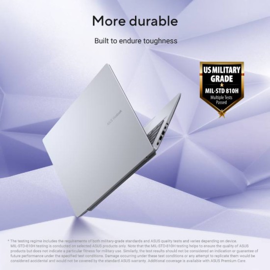 ASUS Vivobook 14 | Snapdragon X X1 26 100 | 16GB RAM | 1TB SSD | Qualcomm Adreno GPU | Windows 11 Home | 14 inch WUXGA Display | Eng/Arabic Keyboard | Platinum Gold