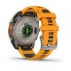 Garmin Fenix® 8 – 47 mm, AMOLED Sapphire, Titanium with Spark Orange/Graphite Silicone Band Garmin Fenix® 8 – 47 mm, AMOLED Sapphire, Titanium with Spark Orange/Graphite Silicone Band