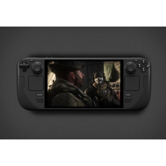 Valve Steam Deck 256GB Handheld Console, 7" 60Hz Touch Display, 16GB DDR5 RAM, BT 5.0, HD Haptics, 6-Axis IMU, SteamOS 3.0, 2-Band Wi-Fi, 40Whr Battery, USB-C, Black