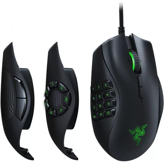 Razer Naga Trinity Modular MOBA/MMO Wired Gaming Mouse