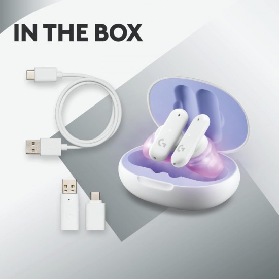 Logitech G Fits True Wireless Gaming Earbuds Black 