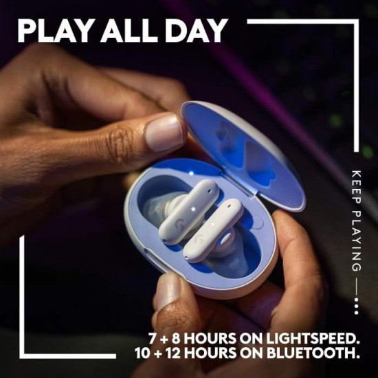 Logitech G Fits True Wireless Gaming Earbuds Black 