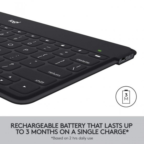 Logitech Keys-to-Go Ultra Portable Bluetooth Keyboard for Ipad