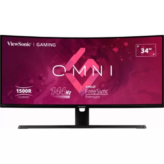 ViewSonic VX3418-2KPC 34 inch" UWQHD 144Hz Curved Gaming Monitor
