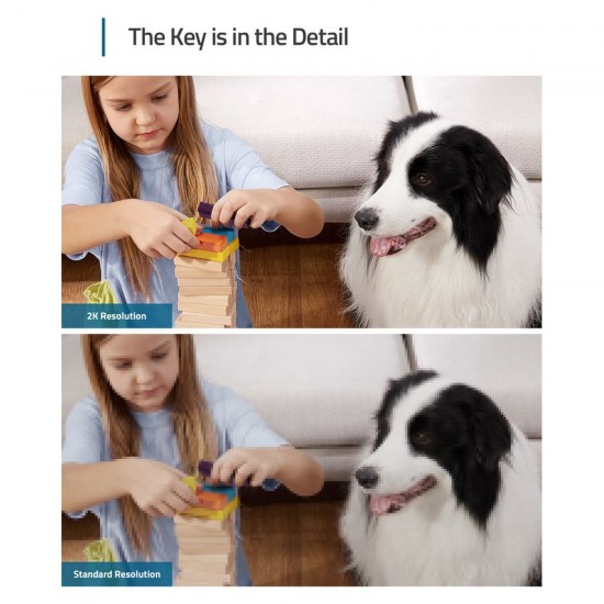 Eufy Indoor Security PT Pan and Tilt 2K Camera 