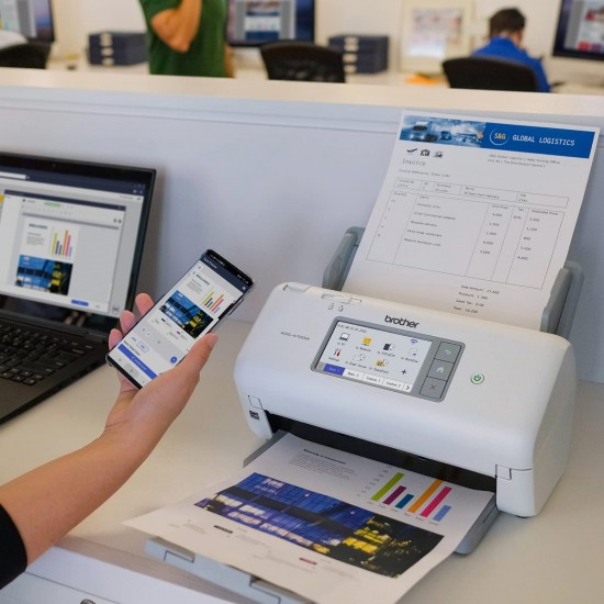 Brother Scanner ADS-4700W Professional Desktop Document Scanner