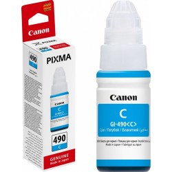 Canon GI-490 Ink Bottle, Cyan