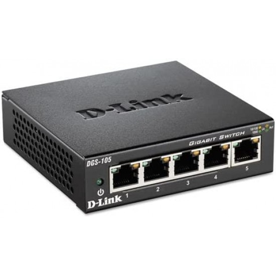 D-Link 5 Port Gigabyte Switch DGS105D