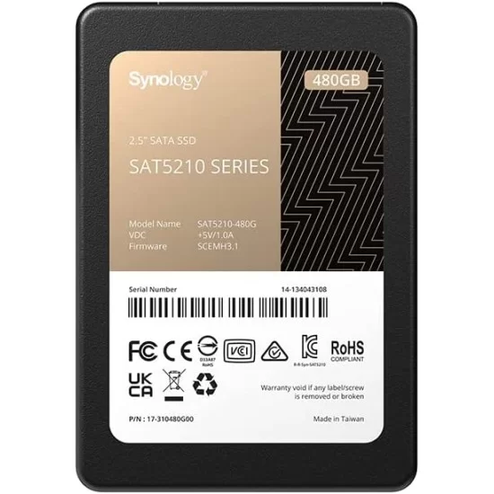 Synology 2.5" SATA SSD SAT5210 480GB