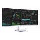 Samsung Hi-Res Monitor 34" Curved, QHD, Ergonomic, Thunderbolt 3, PIP & PBP, 1500R, Speaker (LC34J791)