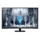Samsung Gaming Monitor 43" Flat, UHD, Smart TV, IoT Hub, Workspace, 1MS, 144HZ (LS43CG700)