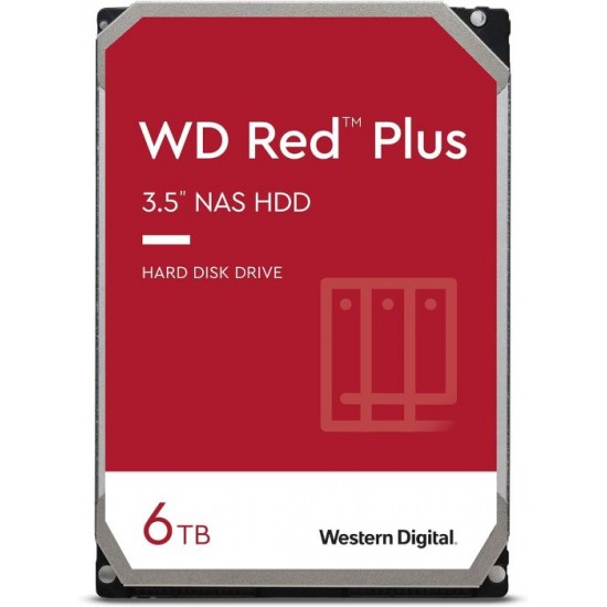 Western Digital Red Plus NAS Hard Drive 6TB