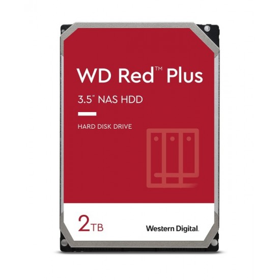Western Digital Red Plus NAS Hard Drive 2TB