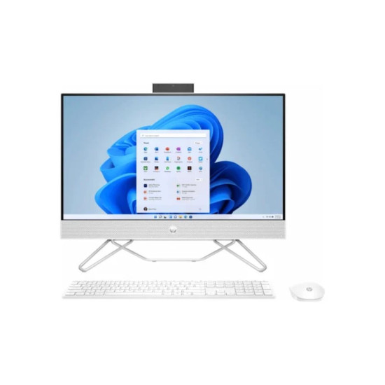 HP 24-cb All-in-One Desktop – Intel Core i3-1215U / 23.8-inch FHD / 512GB SSD / 8GB RAM / Intel UHD Graphics / DOS / English Keyboard / Starry White – [24-cb1288nh]
