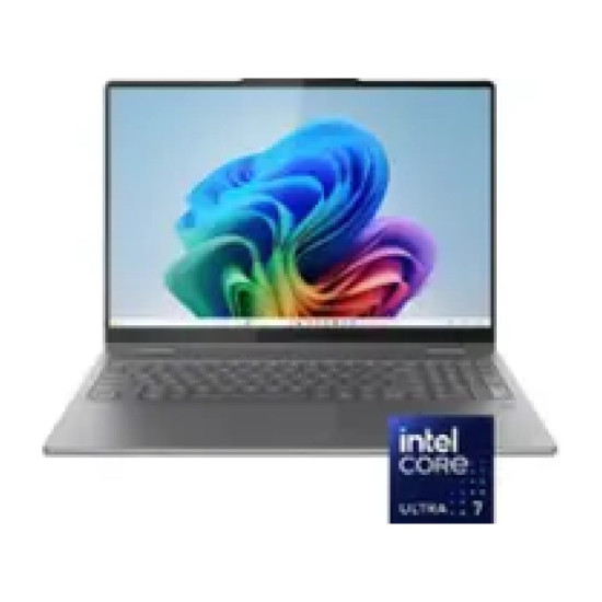 Lenovo Yoga 7i 2-in-1 Gen 10 Laptop – Intel Core Ultra 7 256V / 16-inch WUXGA Touch / 1TB SSD / 16GB RAM / Intel Arc Graphics / Windows 11 – Luna Grey – [83JT0001US]
