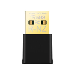 TP-Link Archer TX20U Nano AX1800 Wi-Fi 6 Wireless USB Adapter – Dual-Band / Up to 1201Mbps 5GHz + 574Mbps 2.4GHz / USB 2.0 / Windows 10 & 11 – [Archer TX20U Nano]