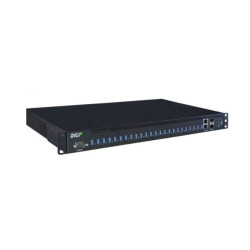 Digi AnywhereUSB 24 Plus USB over IP Remote Hub – 24 USB 3.1 Gen 1 Ports / Dual 10GbE Ethernet / Dual SFP+ / Dual 100-240VAC Power – [AW24-G300]