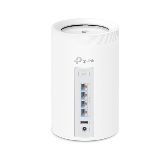 TP-Link Deco BE65 BE11000 Tri-Band Wi-Fi 7 Mesh Wi-Fi System – 4× 2.5Gbps Ports / USB 3.0 / White – [Deco BE65]