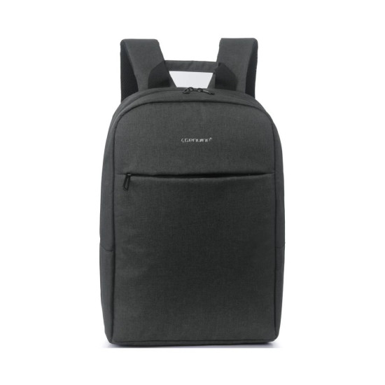 Genuine Elite Laptop Backpack – Up to 15.6-inch / Water-Resistant Polyester / Dark Grey – [GN-B1415DG]