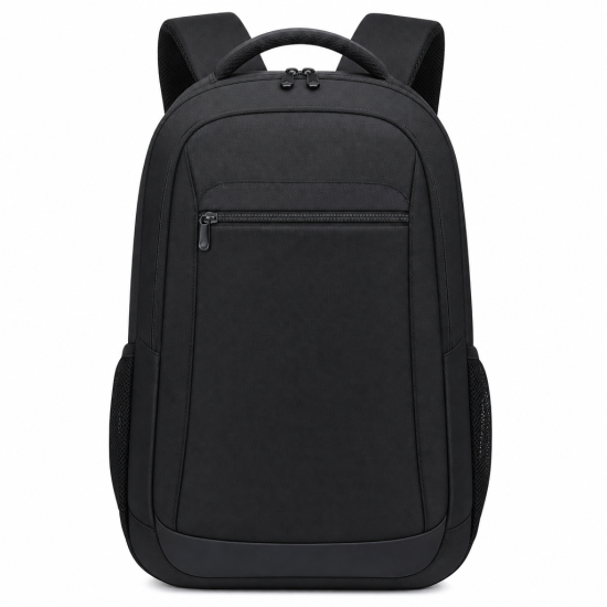 Genuine Elite Laptop Backpack – Up to 15.6-inch Laptops / Water-Resistant Polyester / Black – [GN-B1415BK]