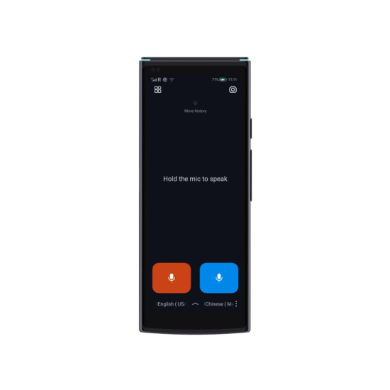 iFLYTEK AI Smart Translator – MTK 6762 Octa-Core / 5.05-inch HD / 16GB Storage / 2GB RAM / Black – [AIT2221T]