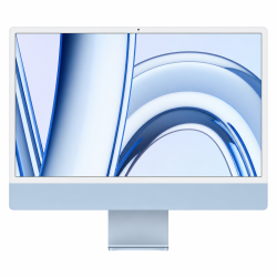 Apple iMac 24-inch (2024) Desktop – M4 / Retina 4.5K / 256GB SSD / 16GB Unified Memory / 8-Core GPU / macOS Sequoia / Blue – [MWUF3B/A]