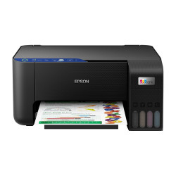Epson EcoTank L3251 A4 Colour All-in-One Ink Tank Printer – Print / Scan / Copy / Wi‑Fi / Wi‑Fi Direct / Black with Blue Panel – [C11CJ67419]
