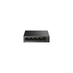 TP-Link LiteWave 5-Port 10/100Mbps Desktop PoE Switch – 4 PoE Ports / 41W PoE Budget / Fanless / 1Gbps Switching Capacity – [LS105LP]