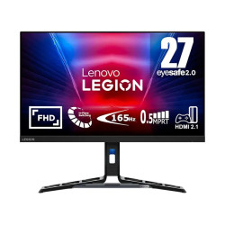 Lenovo Legion R27i-30 27-inch FHD Gaming Monitor – IPS / 165Hz (Overclock to 180Hz) / 99% sRGB / 3W x2 Speakers / Raven Black – [67B5GAC1UK]