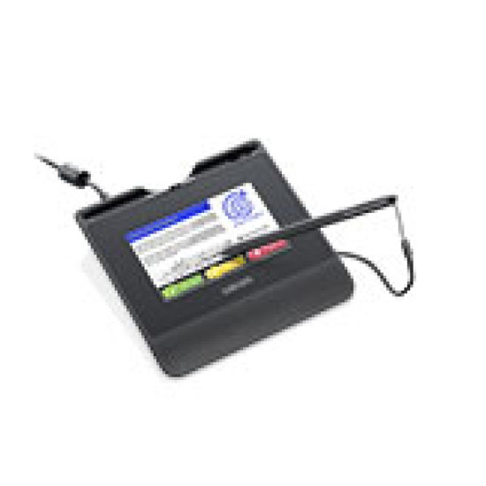 Wacom STU Series 5-inch Color Signature Pad – 800 × 480 / USB, VCP & RS-232 / 1024 Pressure Levels / Black – [STU-540]