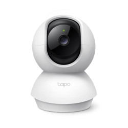 TP-Link Tapo Pan/Tilt Indoor Security Camera – 1080p Full HD / 360° Horizontal / 114° Vertical / 2.4GHz Wi‑Fi / Two-Way Audio / White – [Tapo C200]
