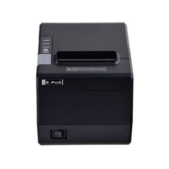 E-POS TEP-300 Thermal Receipt Printer – 300mm/s / 203dpi / USB + Serial + Ethernet / Black – [TEP-300USE]
