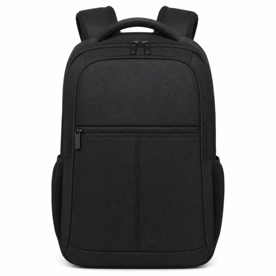 Genuine Travel Mate Laptop Backpack – Up to 16-inch / USB-C Port / Water-Resistant / Black – [GN-B240926BK]
