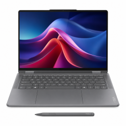 Lenovo Yoga 7i 2-in-1 Gen 10 14-inch Laptop – Intel Core Ultra 5 226V / WUXGA OLED Touch / 512GB SSD / 16GB RAM / Intel Arc 130V Graphics / Windows 11 Home / English & Arabic Backlit Keyboard / Luna Grey – [83JQ00FXAX]